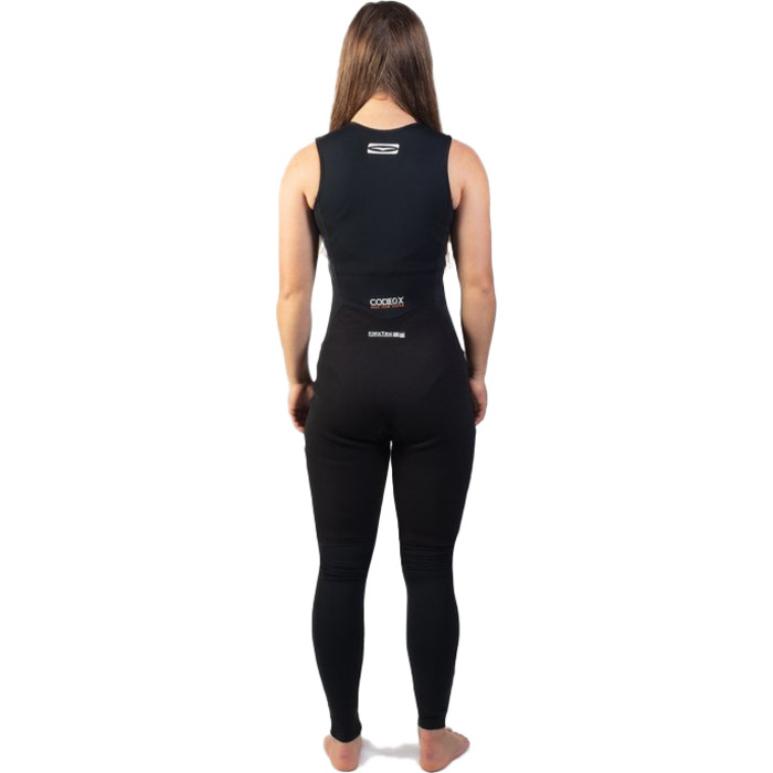 2025 Gul Womens Code Zero 1mm Long Jane Wetsuit CZ4310/C2 - Black